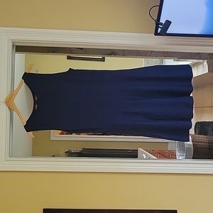 Navy blue ann taylor dress